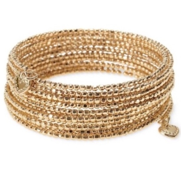 Stella & Dot | Dainty Gold Bangle Bracelet Bardot Retired Treasure - Picture 7 of 8